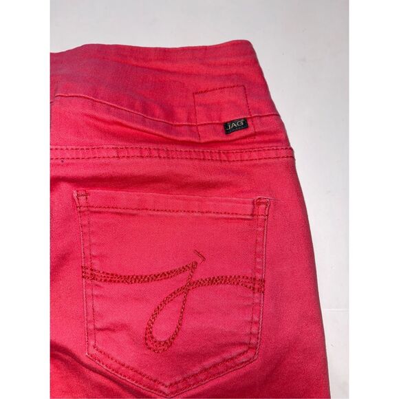 Jag Jeans Women’s Size 4 Fuscia Straight Leg Pull On‎ Stretch Classic Fit - Picture 8 of 8